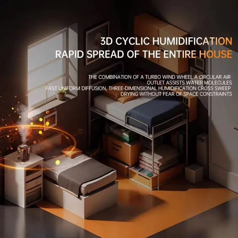 Humidificateur d'air 3L grande capacité 3 ports de pulvérisation atomiseur ménager USB bureau humidificateur de bureau Cool Mist Maker Aroma Diffuseur – Image 4