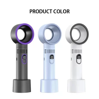 Xiaomi ventilateur sans lame affichage numérique intelligent haute vitesse USB portable chargement haute puissance éolienne bureau 2025 Nouveau