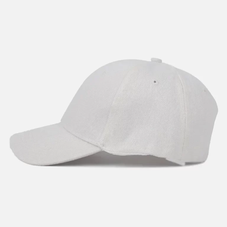 Couleur solide Twill Plain Soft Top Acrylic Sports Cap Papa Chapeaux ajustables Blancs Personnel Non structuré Baseball – Image 5
