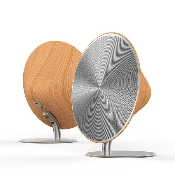 MINI330 haut-parleurs en bois rétro Bluetooth panneau de fonctionnement tactile petit sous-woofer de bureau maison hi-fi boîte à son stéréo Caixa De Som – Image 2