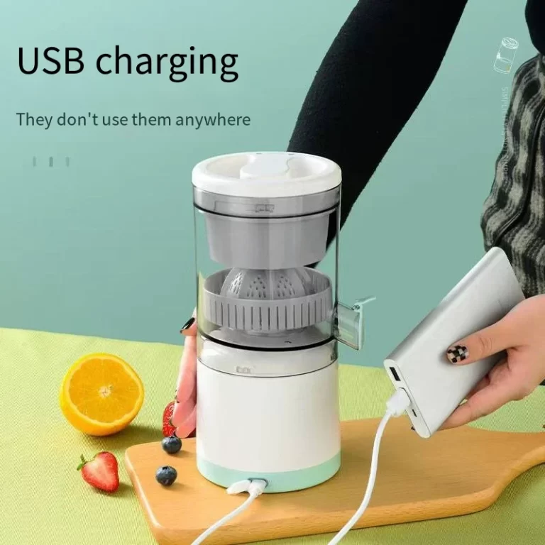 Juicer électrique portable USB Charge Orange Lemon Fruit Blender Mini Juicer ménager Famille Essentielle – Image 5