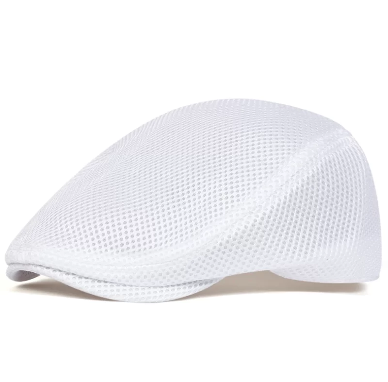 Mesh Hommes Breathability Newsboy Caps Peintres britanniques Chapeaux printemps et été Flat Cap Hip Hop Bérets – Image 3