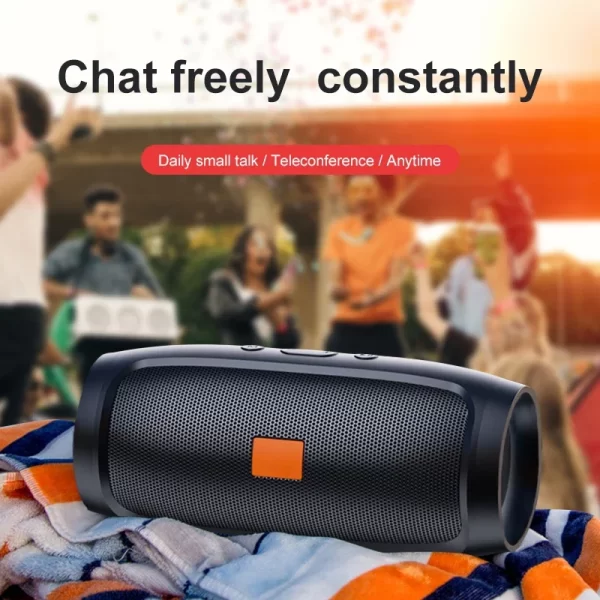 TF USB Bluetooth haut-parleur double haut-parleur stéréo extérieur Tfusb lecture Fm diffusion vocale sous-woofer portable haut-parleur sans fil – Image 5