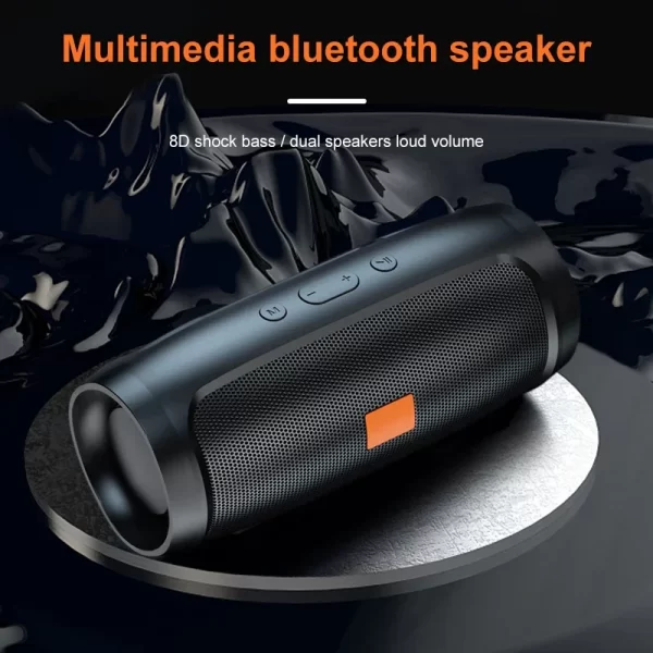 TF USB Bluetooth haut-parleur double haut-parleur stéréo extérieur Tfusb lecture Fm diffusion vocale sous-woofer portable haut-parleur sans fil