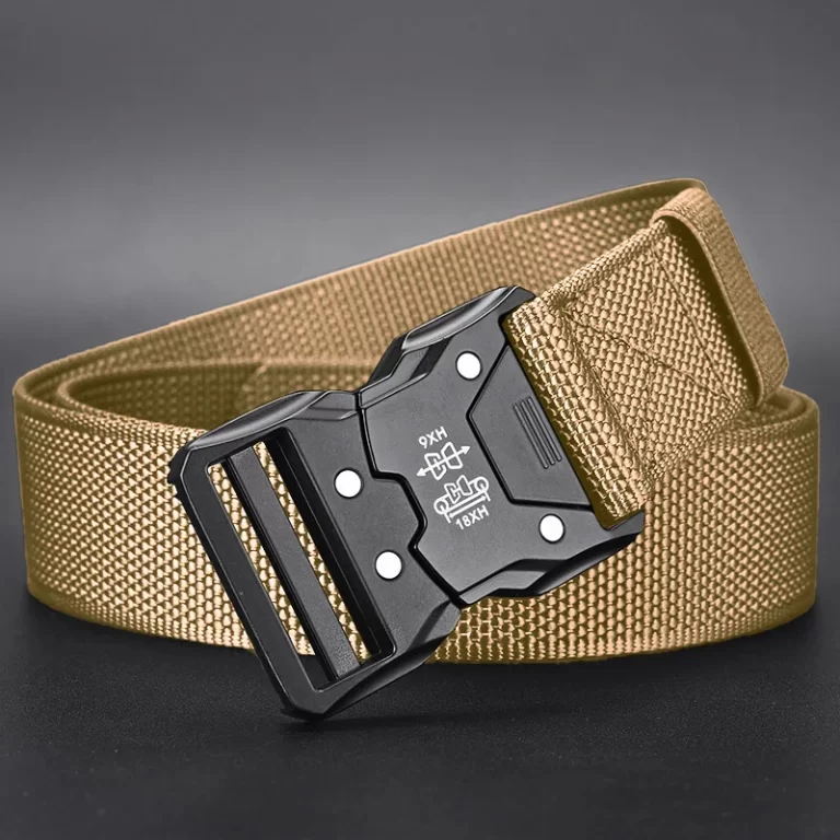 Ceinture tactique - boucle automatique durable, parfaite pour les aventures en plein air, accessoires unisex pour hommes et femmes – Image 9