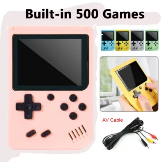 Built-in 500 + jeux classiques 5 pouces arcade rétro Console de jeux console pour Game Boy Émulateur TV Jeux vidéo Lecteur de jeux portable