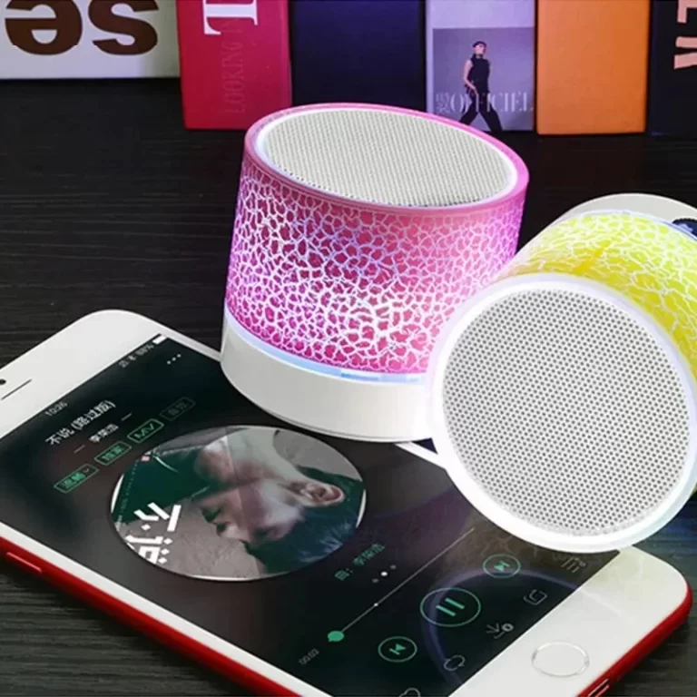 Nouveau haut-parleur Bluetooth Mini haut-parleur sans fil LED coloré TF Carte USB Subwoofer Portable MP3 Musique Colonne Sonore Pour Téléphone PC – Image 5