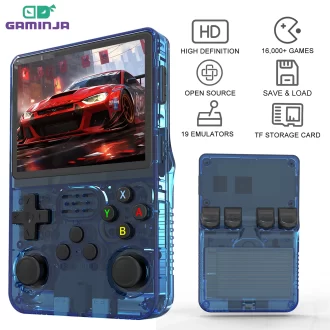 R36S Open Source K36 Console de jeu portable 3,5 pouces écran IPS intégré dans 16000 jeux Supporte les doubles en ligne Pour PS1 / PSP / DC
