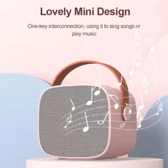 Portable sans fil double microphone Karaoke machine HomeKTV DSP système Bluetooth haut-parleur HIFI stéréo surround pour enfants cadeau de fête