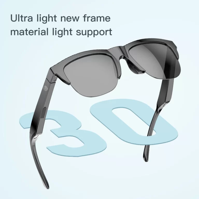 Xiaomi MIJIA lunettes de soleil intelligentes lunettes Bluetooth appel casques de sport extérieurs HIFI lumière bleue imperméable anti-UV pour hommes et femmes – Image 2