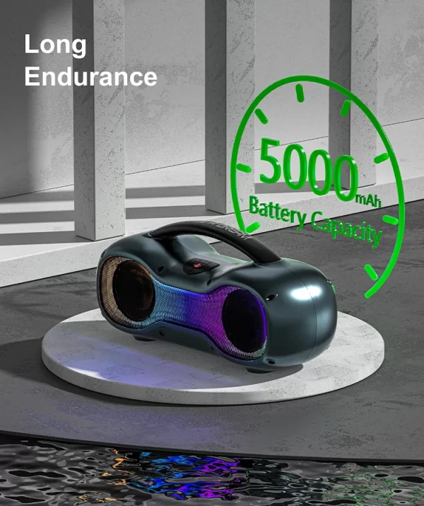 Xdobo 80W Bluetooth Speaker TWS Wireless Subwoofer RBG Light BMTL Dream IPX6 Powerful Bass BT5.3 TF Card Play Outdoor Camping – Image 3