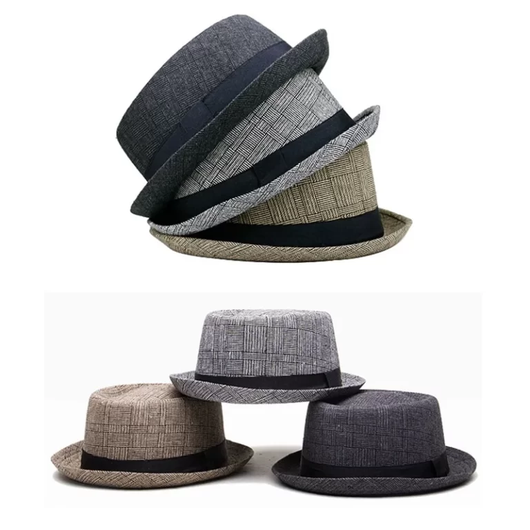 Chapeau de protection solaire en coton pour hommes simple et rétro chapeau de jazz extérieur hip-hop chapeau de danse de rue – Image 2