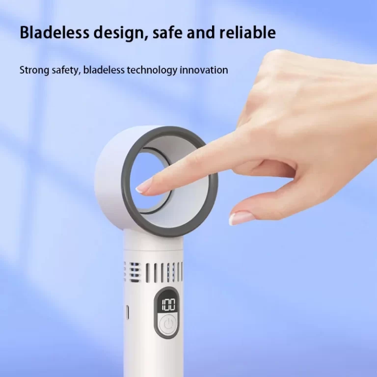 Xiaomi ventilateur sans lame affichage numérique intelligent haute vitesse USB portable chargement haute puissance éolienne bureau 2025 Nouveau – Image 3