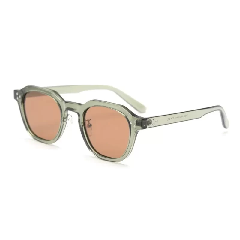 Lunettes de soleil polarisées pour femmes hommes TR90 Carré Polygone lunettes de soleil vintage avec cadre épais Luxe marque design lunettes rétro – Image 3