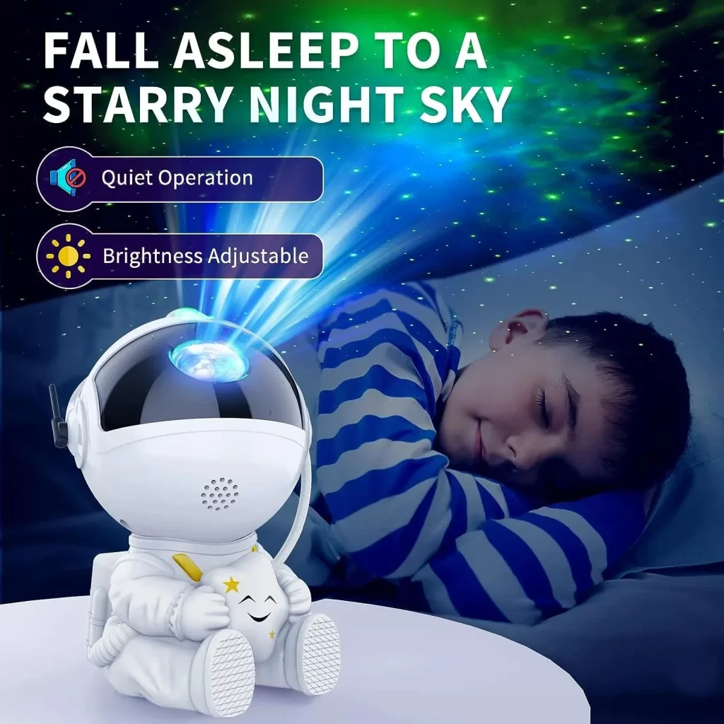 Galaxy Star Projecteur LED Night Light Starry Sky Astronaute Projecteurs Lampes pour la décoration Projecteur de théâtre à la maison Cadeaux pour enfants