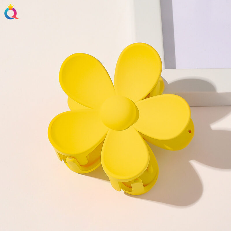 39 Styles Mat Jelly Flower Hair Claw Clips Non-Slip Hair Jaw Clamp pour femmes Femmes Accessories de cheveux de mode Femmes Bath Barrette Clip – Image 14