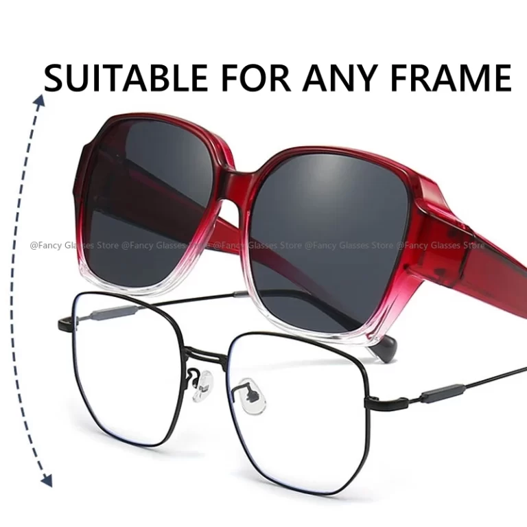 Hommes Femmes Vintage Anti-UV Lunettes de soleil Unisex Wear Over Myopia Prescription Lunettes de voyage en plein air Fit Over Lunettes de soleil pour le sport – Image 2