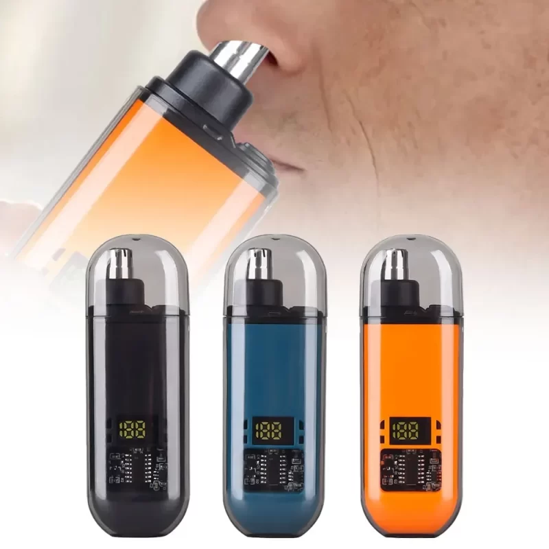2 en 1 électrique portable oreille et nez coupe-cheveurs 2024 sourcils portables indolores professionnels pour hommes