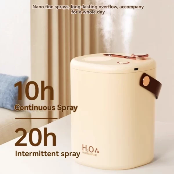 Humidificateur d'air à double buse de 2L Desktop Home Bedroom Offiec Diffuseur d'huile silencieux avec volume de brouillard élevé – Image 5