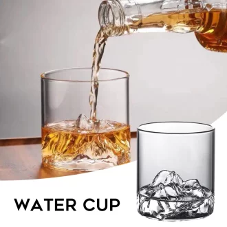 Coupe d'eau japonaise de montagne whisky verre 200 / 300ML transparent multifonction verre bar parti boissons haute apparence coupe d'eau