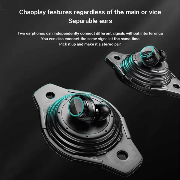 TWS M25 Bluetooth 5.3 écouteurs annulateurs de bruit écouteurs sans fil HD appel casques sportifs stéréo avec microphone pour Xiaomi – Image 6