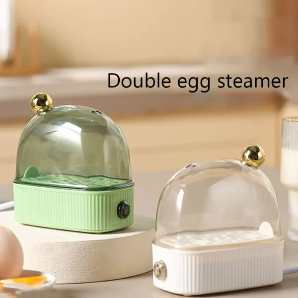 220V Egg Boiler Braconner Automatique Power Off Double Layer Braconner Multifonction & Mini Kitchenware Cadeau Egg Cooker – Image 6
