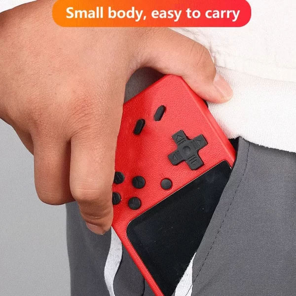 Une petite console de jeu portable pour enfants avec des centaines de jeux de charge peut être connectée au téléviseur – Image 2