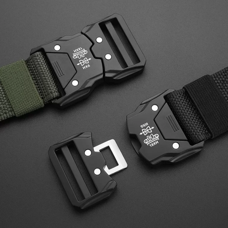 Ceinture tactique - boucle automatique durable, parfaite pour les aventures en plein air, accessoires unisex pour hommes et femmes – Image 4