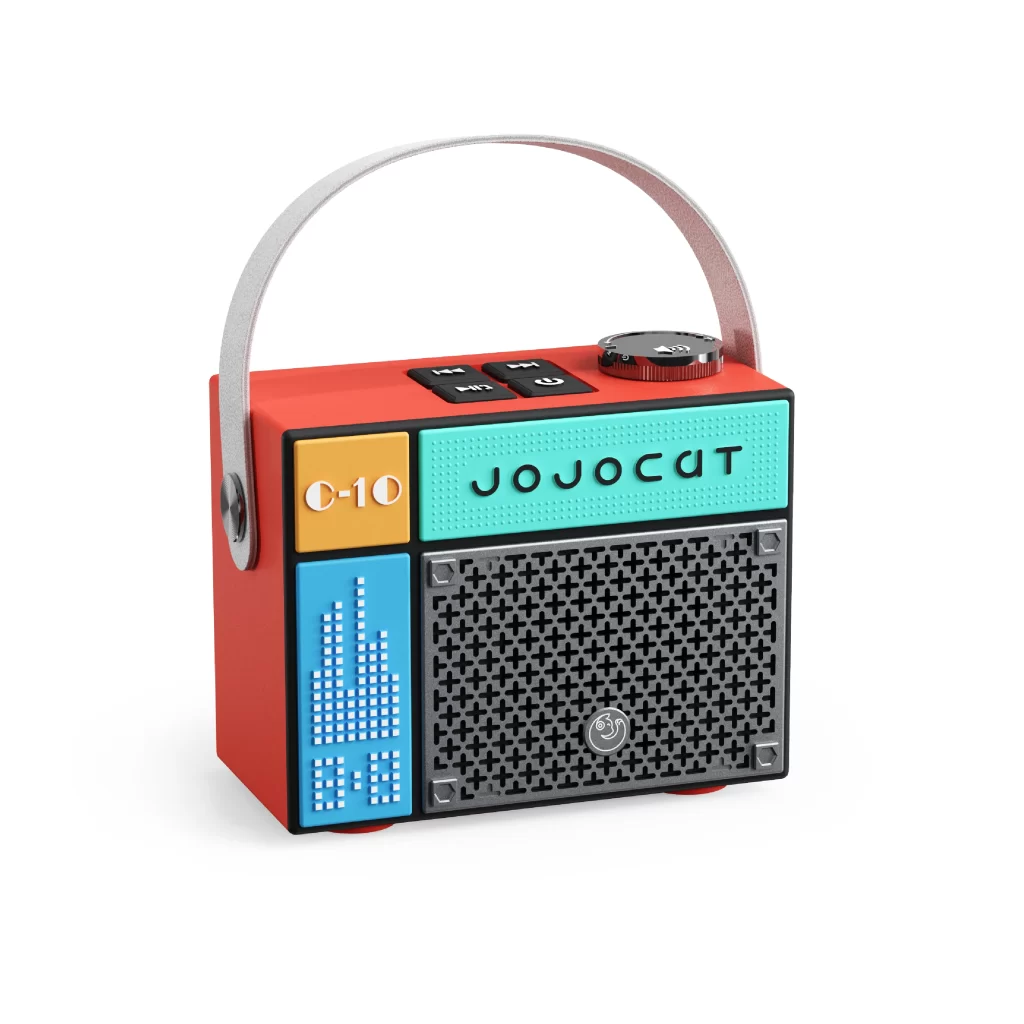 haut-parleur Bluetooth portable haut-parleur sans fil rechargeable avec support de basses profondes carte TF lecteur USB décor maison pour la fête extérieure