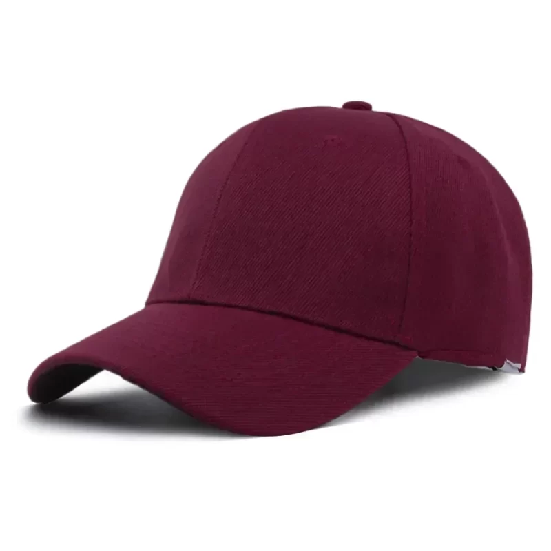 Couleur solide Twill Plain Soft Top Acrylic Sports Cap Papa Chapeaux ajustables Blancs Personnel Non structuré Baseball – Image 12