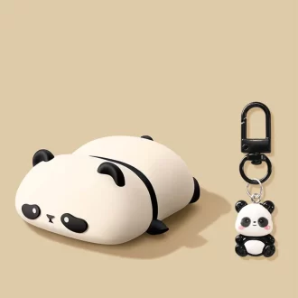 Etui panda mignon pour AirPods 4 (2024) Airpod Pro 1 2 3 Bluetooth Earbuds Charging Box Protective Earphone Cover