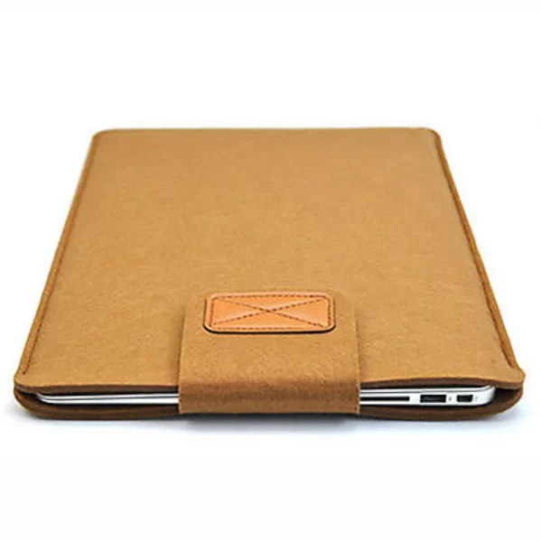 Feutre Manche Slim Tablette Case Cover Bag pour MacBooks Air Pro 11 13 15 pouces Sac de stockage de tablette couleur solide – Image 6