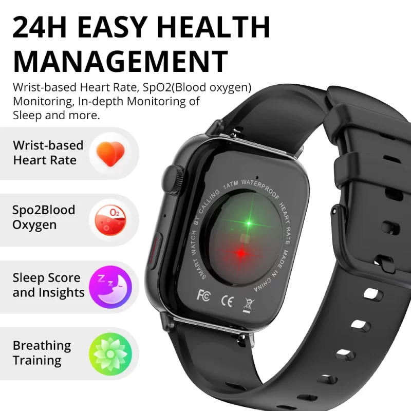 Nouvelle montre intelligente d'appel vocal COLMI C8 Max 1.93 "grand écran couleur HD santé et fitness suivi de la montre intelligente pour hommes et femmes – Image 5