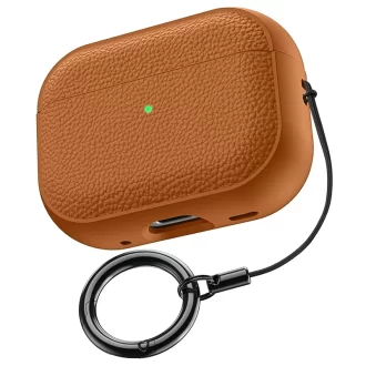 Pour Airpods 4 3 2 1 Cas Cas Cas Casque Casque Casque Couverture de casque Couverture PU en cuir de luxe pour Airpods Pro avec crochet