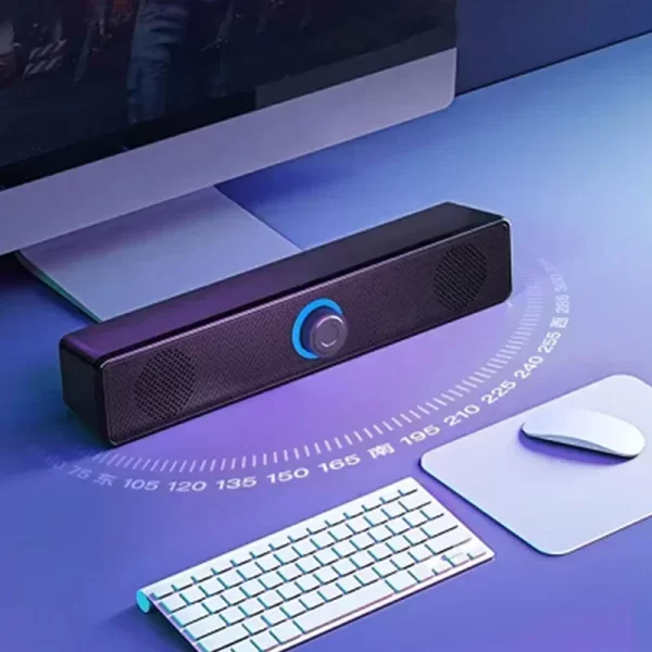 Bluetooth 4D Surround Speaker Home Theater Système sonore Ordinateur Soundbar TV Subwoofer câblé Stéréo Basse forte pour la fête à la maison – Image 3