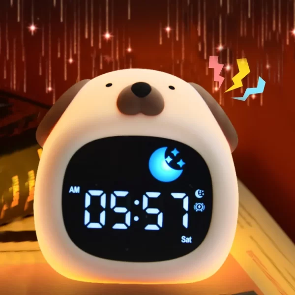 Lumière de nuit Capybara avec Alarm Dormir Tapping Lamp Night Nursery Night Lights pour la décoration de l'allaitement tout-petit – Image 3