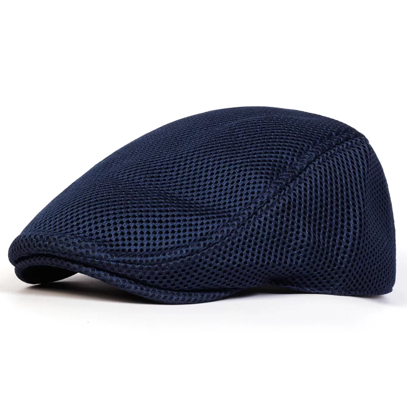 Mesh Hommes Breathability Newsboy Caps Peintres britanniques Chapeaux printemps et été Flat Cap Hip Hop Bérets – Image 6