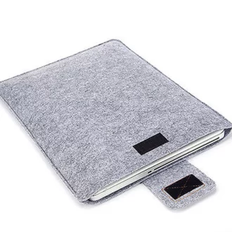 Feutre Manche Slim Tablette Case Cover Bag pour MacBooks Air Pro 11 13 15 pouces Sac de stockage de tablette couleur solide