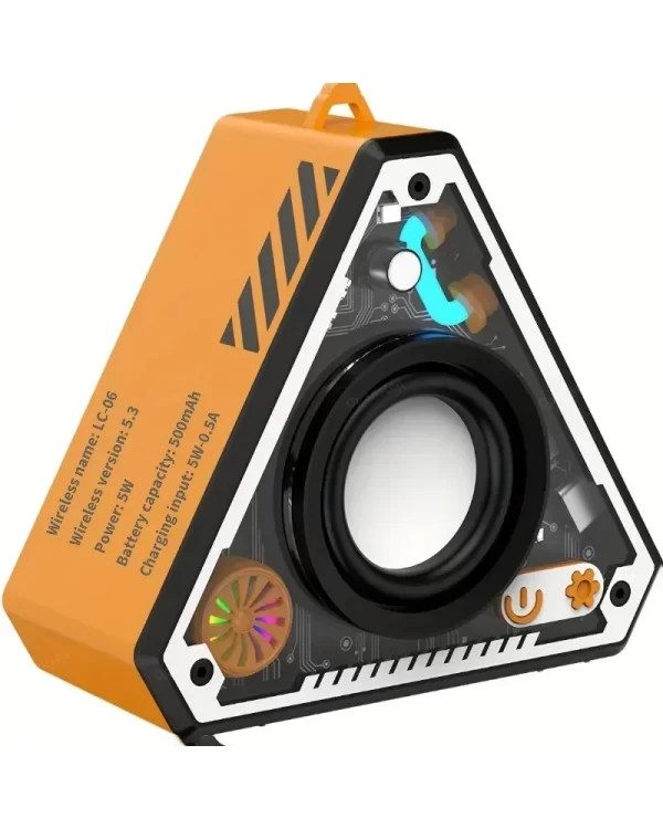 Mini Cool Bluetooth Speaker Subwoofer HiFi Surround Sound Outdoor Home Portable Bluetooth Speaker sans fil Lecteur de musique – Image 4