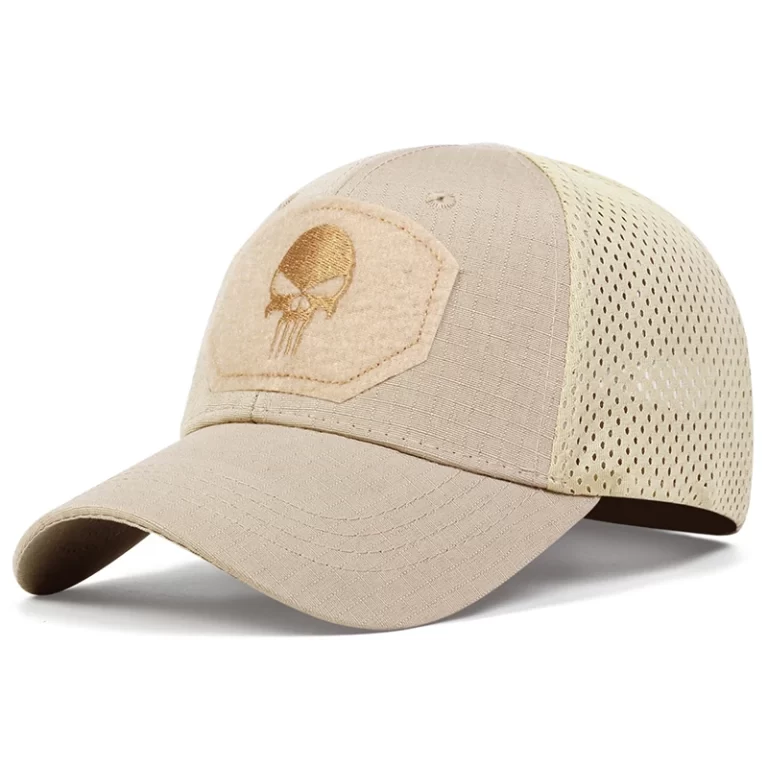 Unisex crâne broderie étiquette caps de baseball respirant printemps et automne extérieur chapeau décontracté ajustable chapeau solaire – Image 8