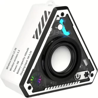 Mini Cool Bluetooth Speaker Subwoofer HiFi Surround Sound Outdoor Home Portable Bluetooth Speaker sans fil Lecteur de musique