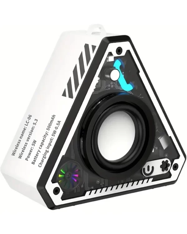 Mini Cool Bluetooth Speaker Subwoofer HiFi Surround Sound Outdoor Home Portable Bluetooth Speaker sans fil Lecteur de musique – Image 5