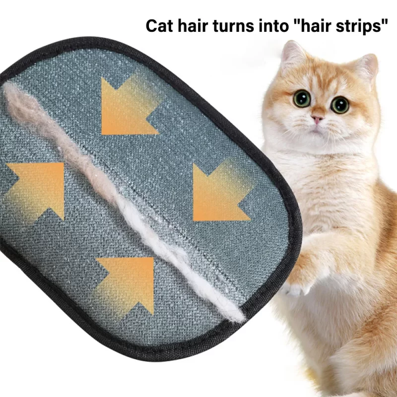 Gants de toilettage pour animaux de compagnie brosse dépoussiéreuse statique brosse enlève les poils de chien chat du canapé tapis vêtements fournitures d'outils – Image 4