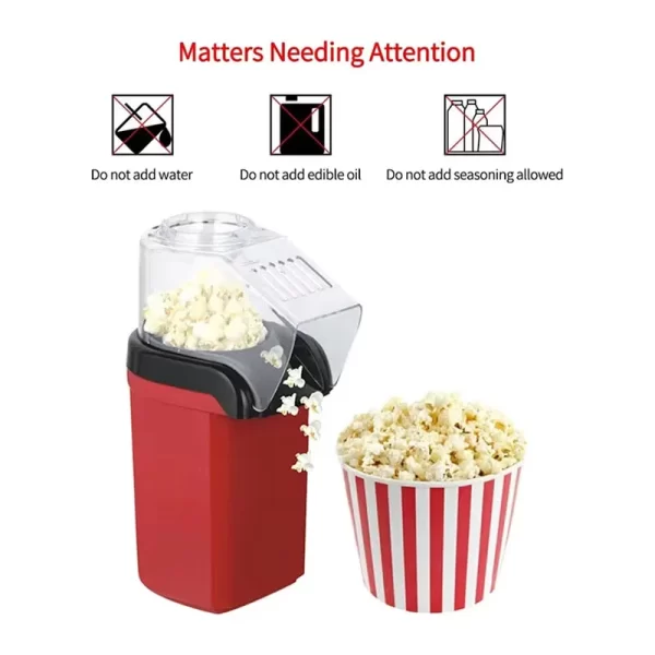 Mini machine à pop-corn, petit équipement électrique ménager pour les enfants, machine à pop-corn entièrement automatique chauffage rapide et livraison – Image 6