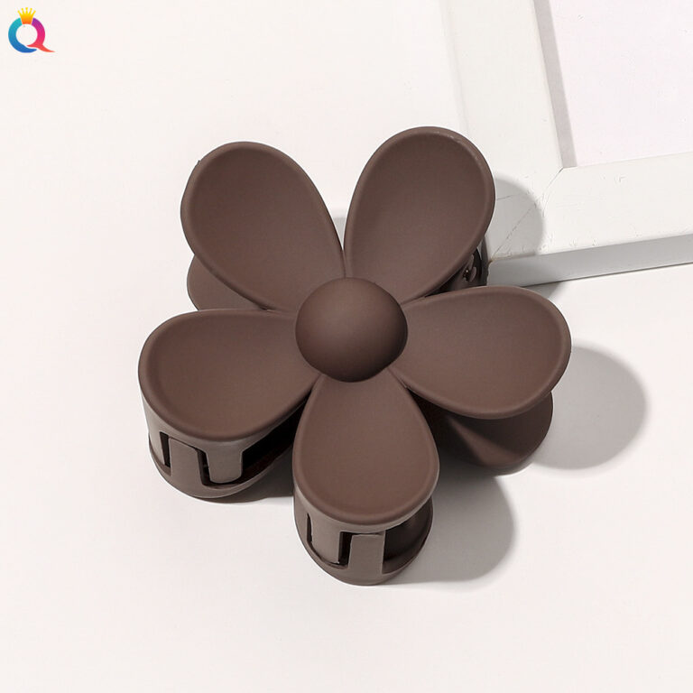 39 Styles Mat Jelly Flower Hair Claw Clips Non-Slip Hair Jaw Clamp pour femmes Femmes Accessories de cheveux de mode Femmes Bath Barrette Clip – Image 8