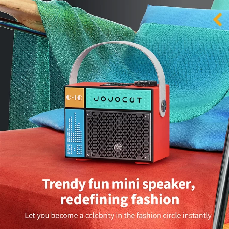 haut-parleur Bluetooth portable haut-parleur sans fil rechargeable avec support de basses profondes carte TF lecteur USB décor maison pour la fête extérieure – Image 3