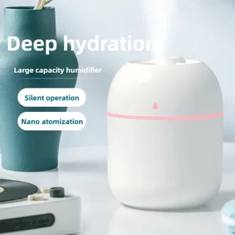 Humidificateur d'air de goutte d'eau USB Voiture Home Desktop Intérieur Mini Portable Mute Air Humidificateur d'atomisation Appareils ménagers