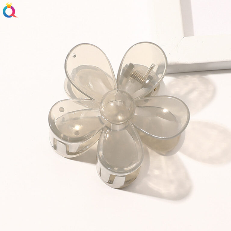 39 Styles Mat Jelly Flower Hair Claw Clips Non-Slip Hair Jaw Clamp pour femmes Femmes Accessories de cheveux de mode Femmes Bath Barrette Clip – Image 25