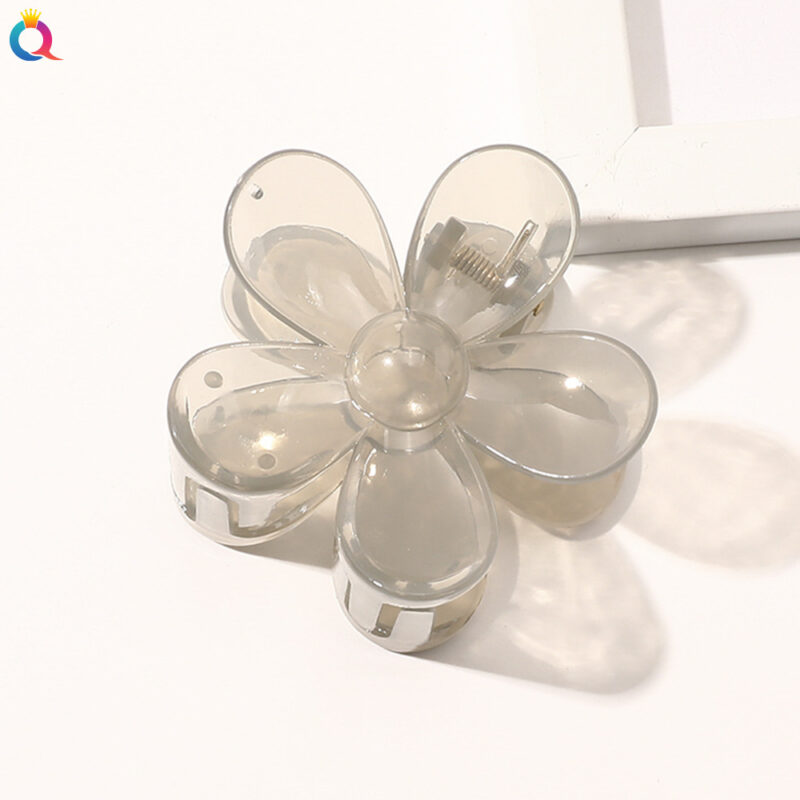 39 Styles Mat Jelly Flower Hair Claw Clips Non-Slip Hair Jaw Clamp pour femmes Femmes Accessories de cheveux de mode Femmes Bath Barrette Clip – Image 25