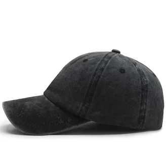 Cap de baseball Lavé Denim Hommes Femmes Snapback Chapeau Vintage Hip Hop Chapeau Couleur Solide Bone Casquette Outdoor Casual Sport